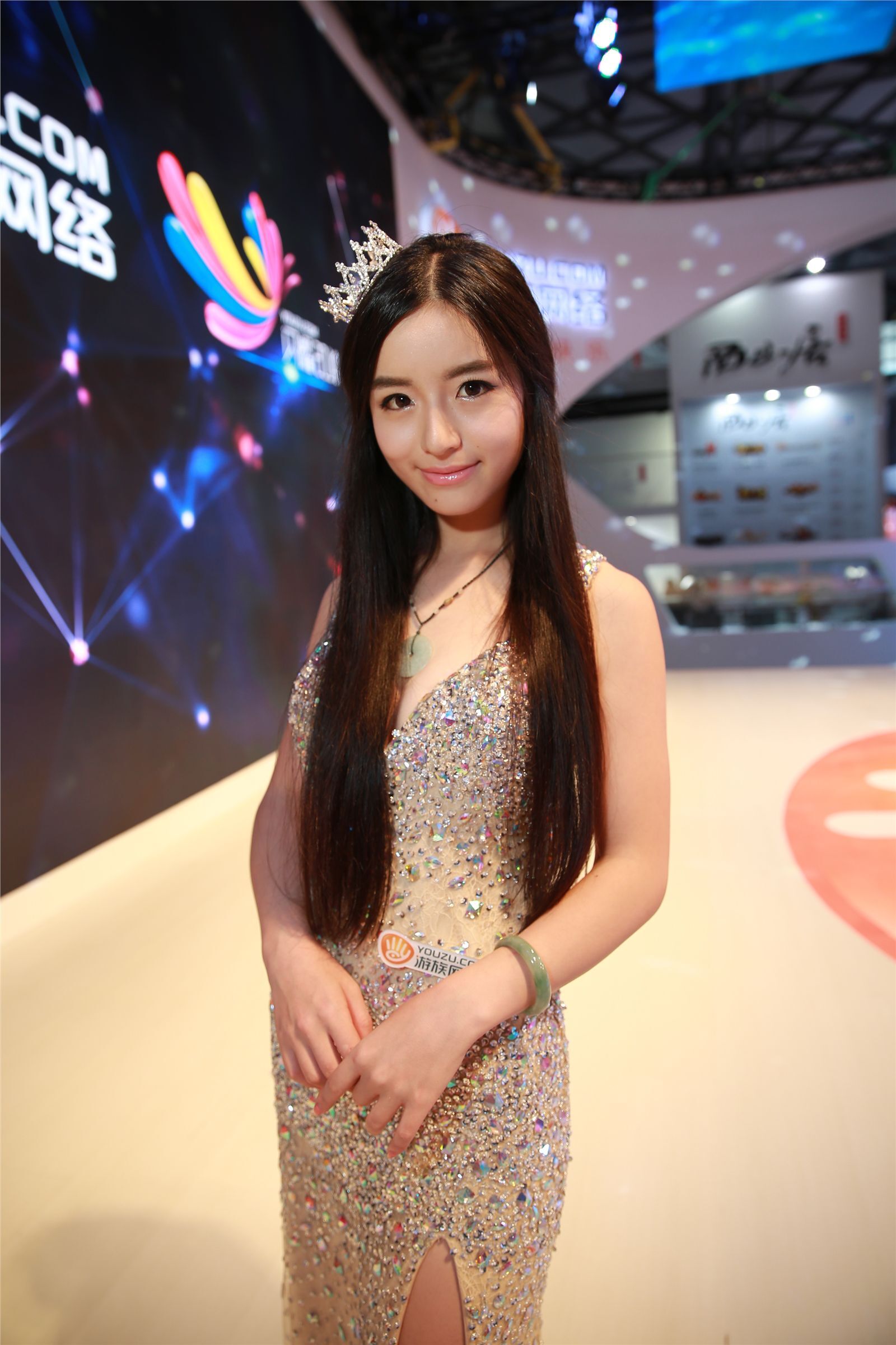 ChinaJoy 2014 Youzu online exhibition stand goddess Chaoqing Collection 2